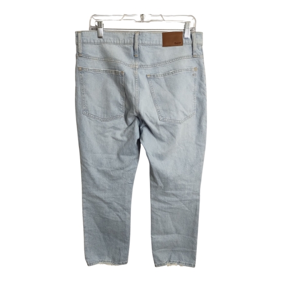 Madewell Slim Demi Boot HR Straight Leg Subtle Flare Hem Stretch Preppy Jean 30P - Picture 4 of 9